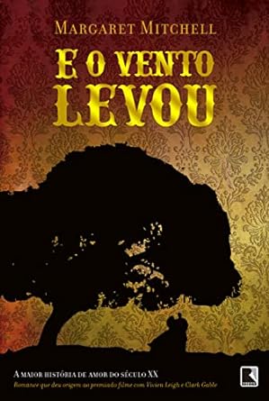 livro de romance e o vento levou, de marharet mitchell