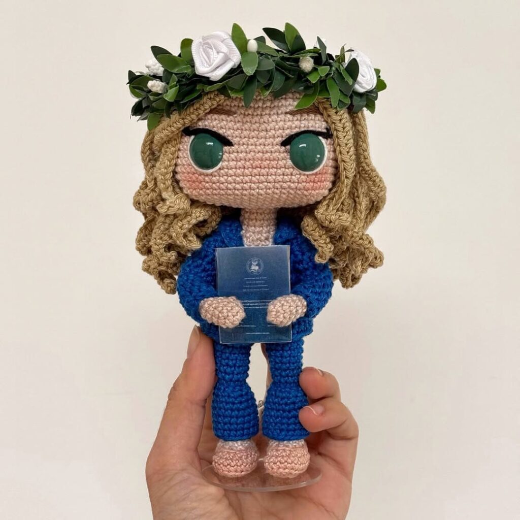 Linda amigurumi personalizada