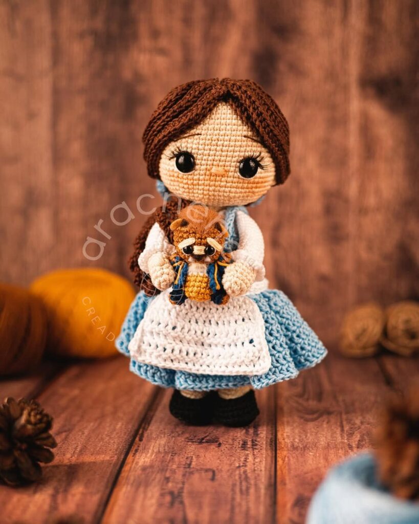 amigurumi princesa Bela