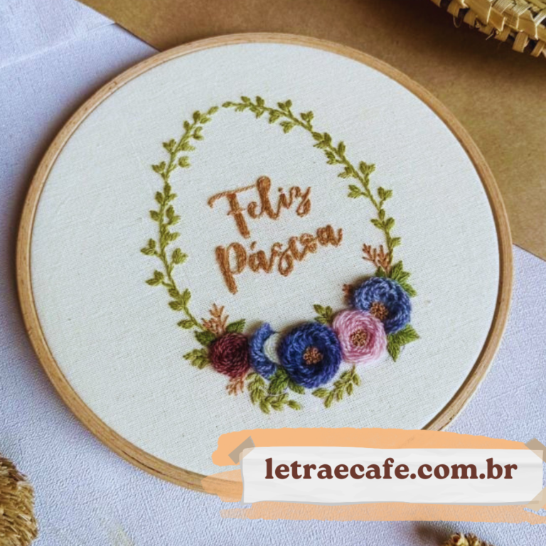 Riscos de páscoa para bordar: gratuitos e para imprimir